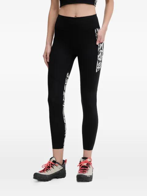 logo-print leggings by DYNAFIT