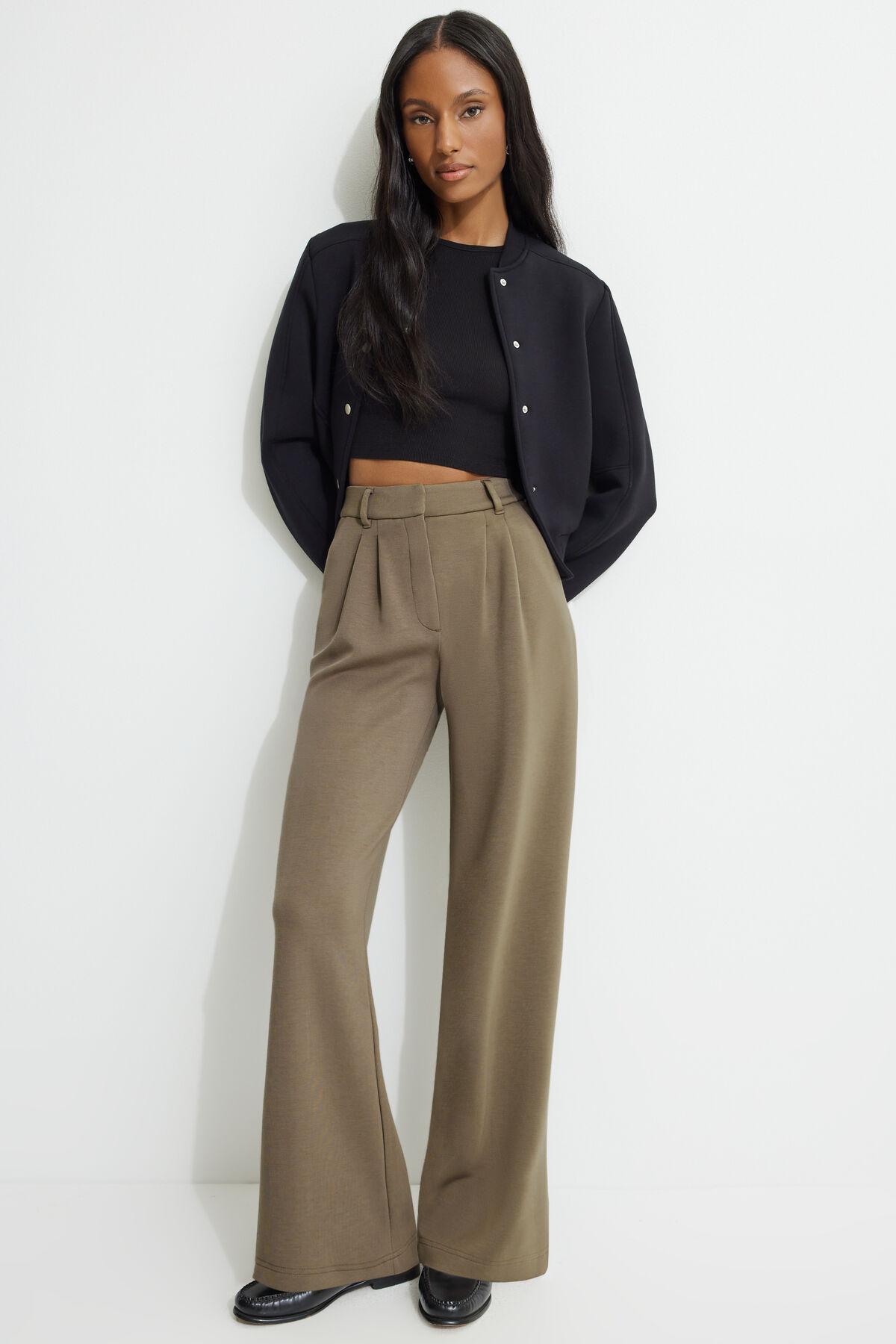 Alex Anywear Scuba Wide Leg Pants by DYNAMITE