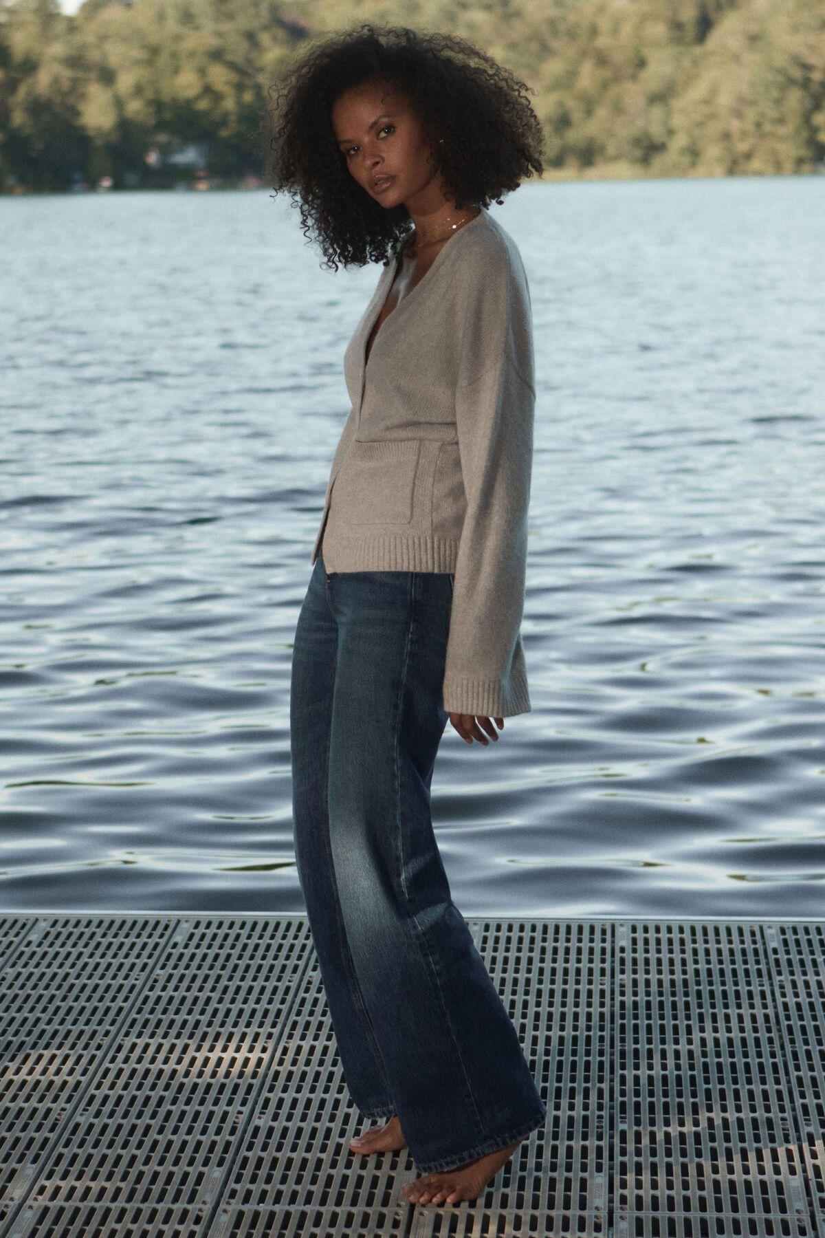 Heidi High Rise Wide Leg Jeans by DYNAMITE