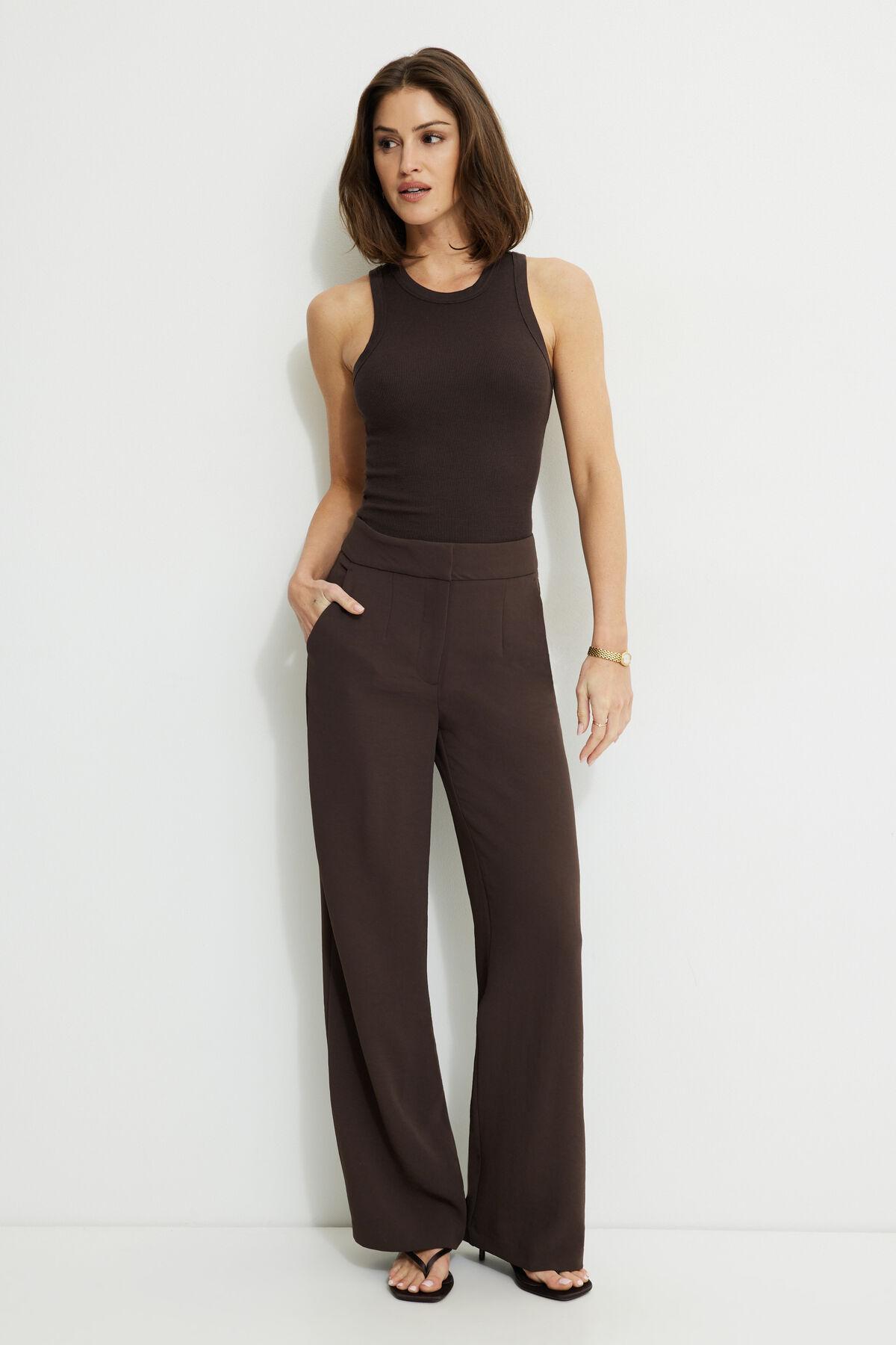 Yasmin Airflow Straight Leg Pants by DYNAMITE