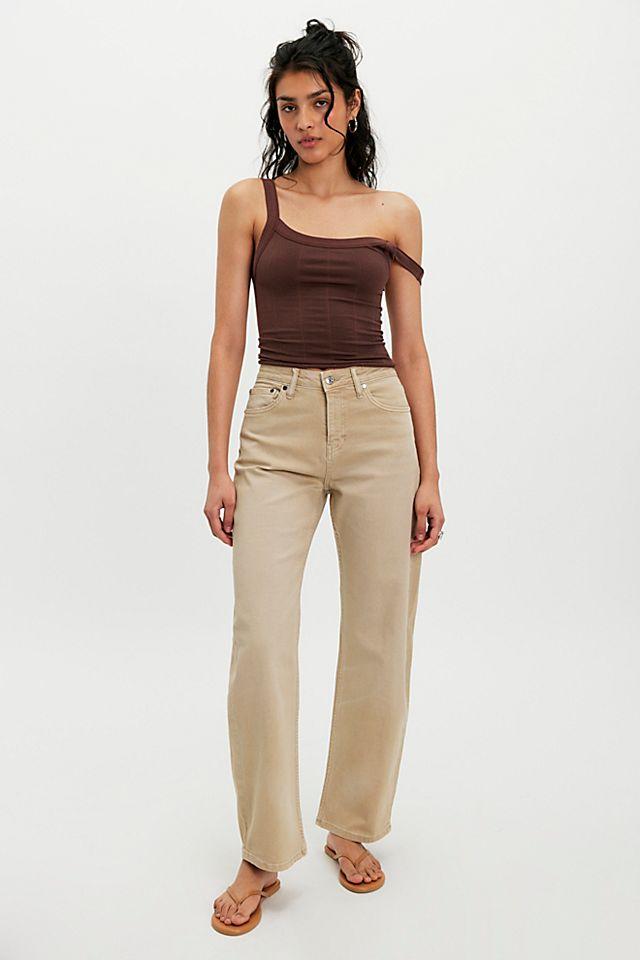 EB Denim Alida Loose Bowed Jeans by E B DENIM | FREE PEOPLE