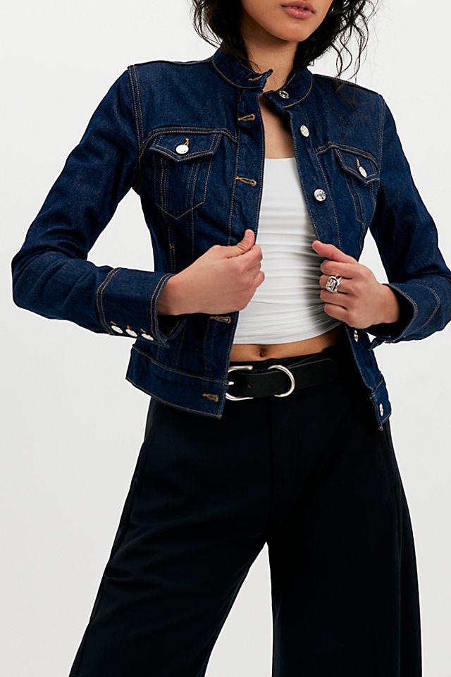 EB Denim Arabella Denim Jacket by E B DENIM | FREE PEOPLE