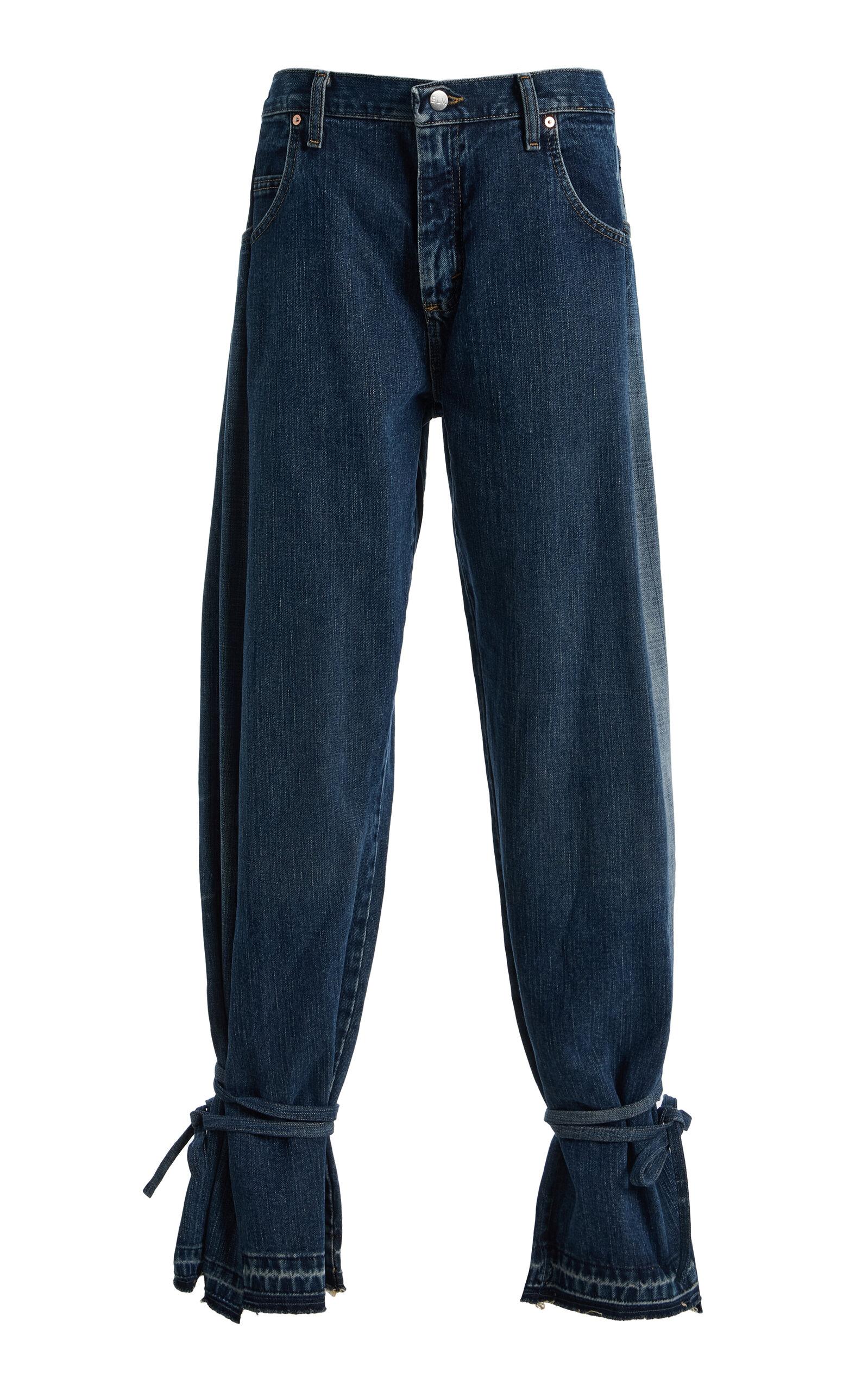 E.L.V. Denim Ridley Low-Rise Wide-Leg Jeans - Moda Operandi by E.L.V. DENIM
