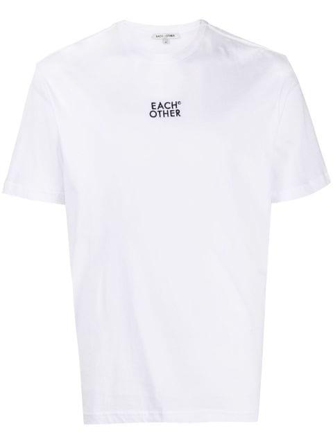 logo-embroidered cotton T-shirt by EACH X OTHER