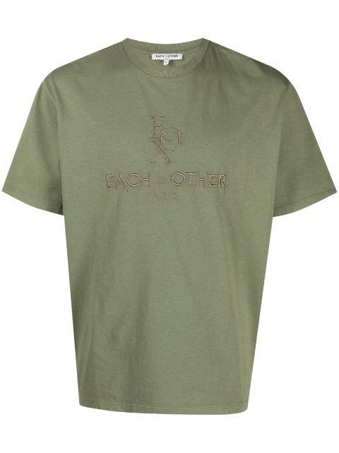 logo-embroidered cotton T-shirt by EACH X OTHER