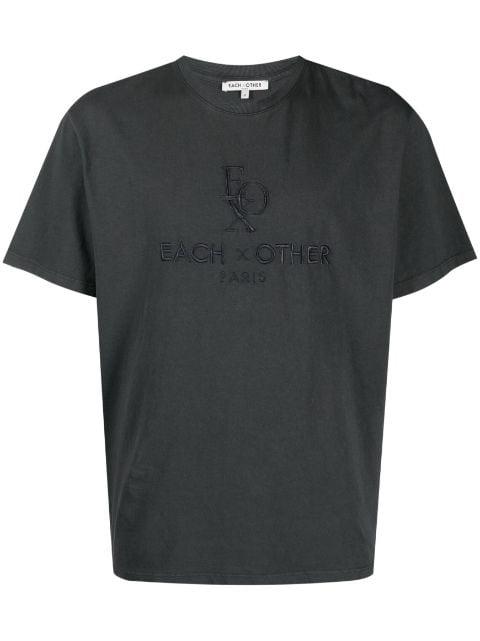 logo-embroidered cotton T-shirt by EACH X OTHER