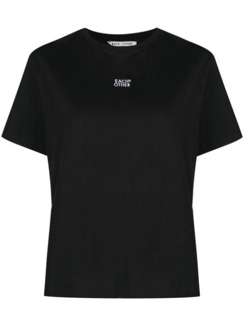 logo-print crew-neck T-shirt by EACH X OTHER