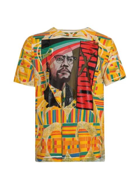 Malcom X portrait-graphic T-shirt by EARTHLING VIP