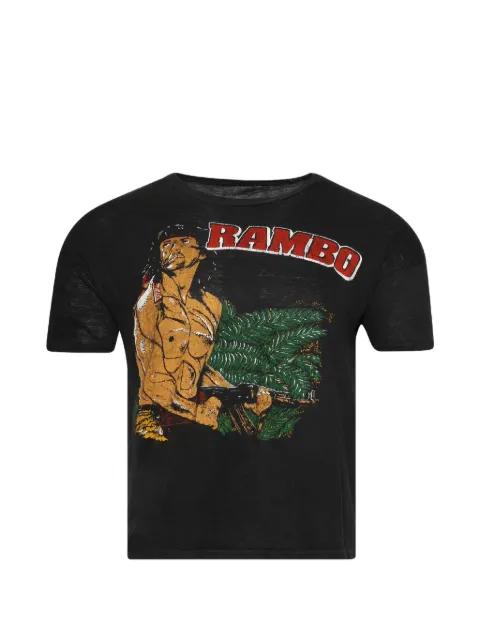 Rambo graphic-print T-shirt by EARTHLING VIP