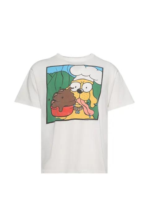 graphic-print T-shirt by EARTHLING VIP