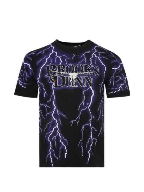 lightning print t-shirt by EARTHLING VIP