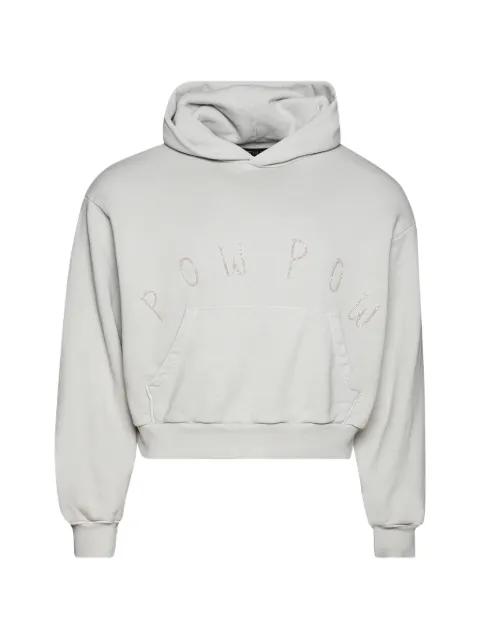 text hoodied sweatshirt by EARTHLING VIP