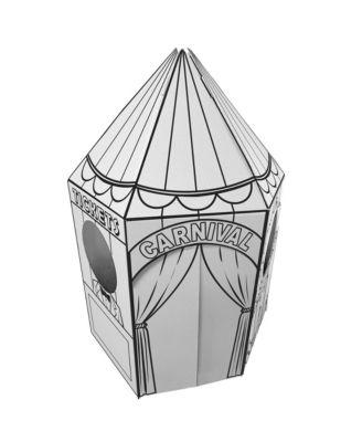 Carnival Tent Decorate & Personalize A Cardboard Play Fort by EASY PLAYHOUSE