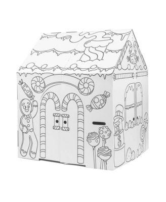 Gingerbread House Kids Art & Craft by EASY PLAYHOUSE