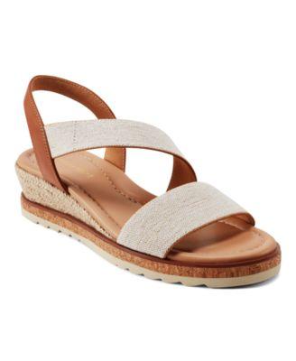 Sabina Strappy Low Wedge Sandals by EASY SPIRIT