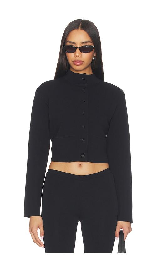 EAVES Augustyne Knit Jacket in Black by EAVES