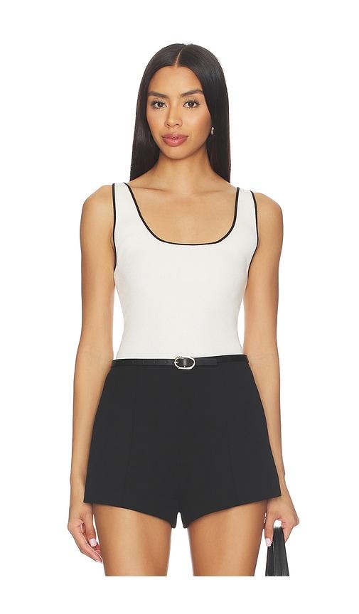 EAVES Cydnee Knit Tank in White by EAVES
