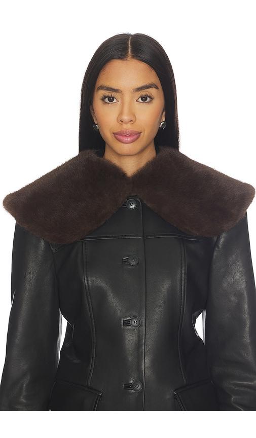 EAVES Dagna Collar in Camel by EAVES