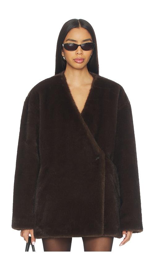 EAVES Dagna Jacket in Brown by EAVES