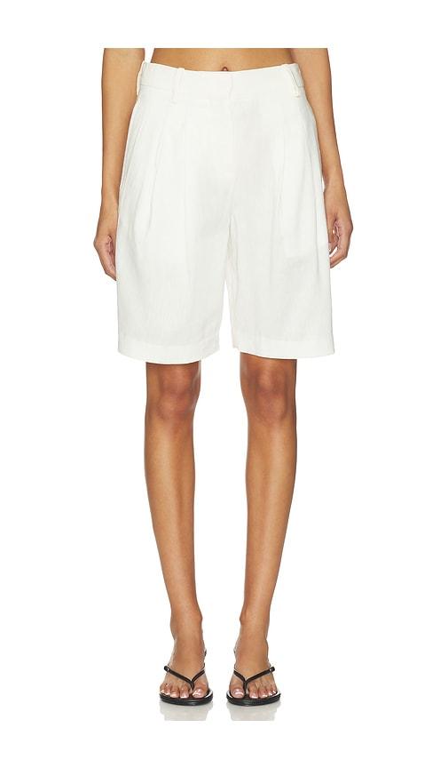 EAVES Iyla Long Short in White by EAVES