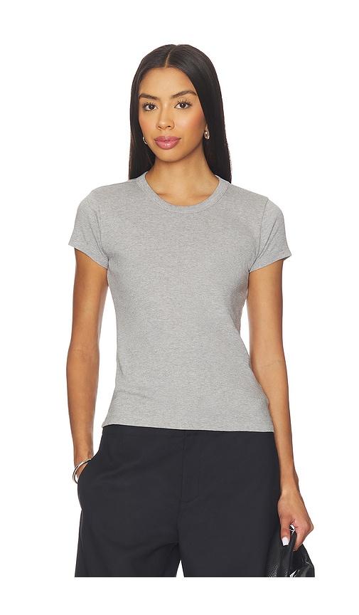 EAVES Lene Baby Tee in Grey by EAVES