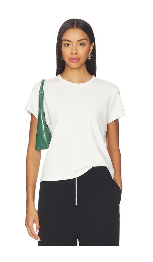 EAVES Lene Boxy Tee in White by EAVES
