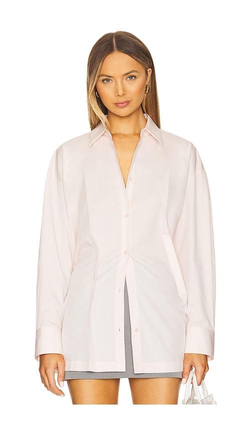 EAVES Lo Reworked Shirt in Blush by EAVES