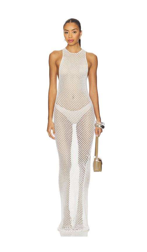 EAVES Mallie Maxi Dress in Ivory by EAVES