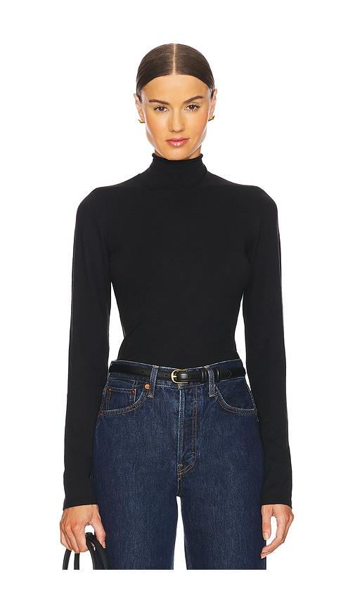 EAVES Maxine Turtleneck Sweater in Black by EAVES