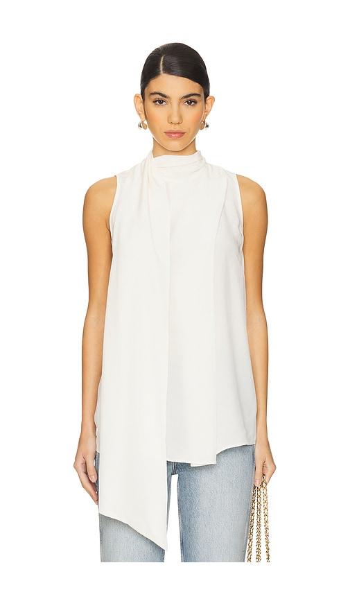 EAVES Noam Top in Ivory by EAVES