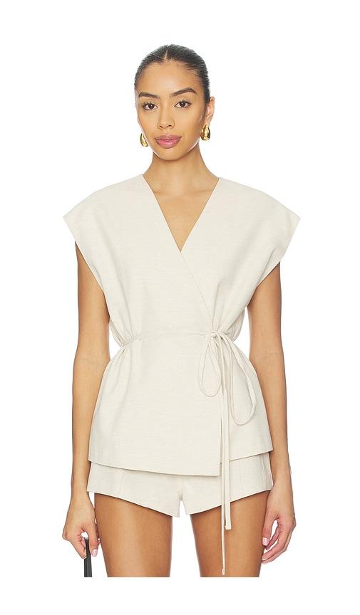 EAVES Orsino Vest Top in Brown by EAVES