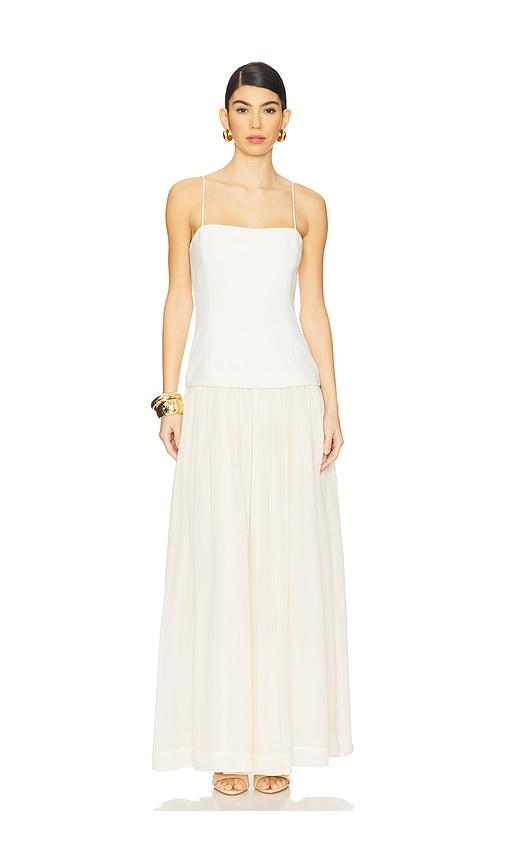 EAVES Pardes Dress in Ivory by EAVES