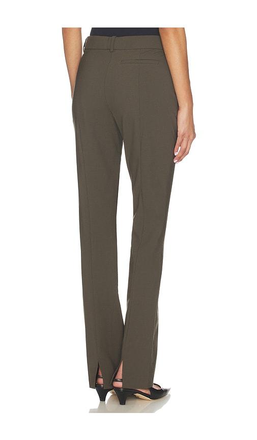 EAVES Ragni Straight Trouser in Olive by EAVES
