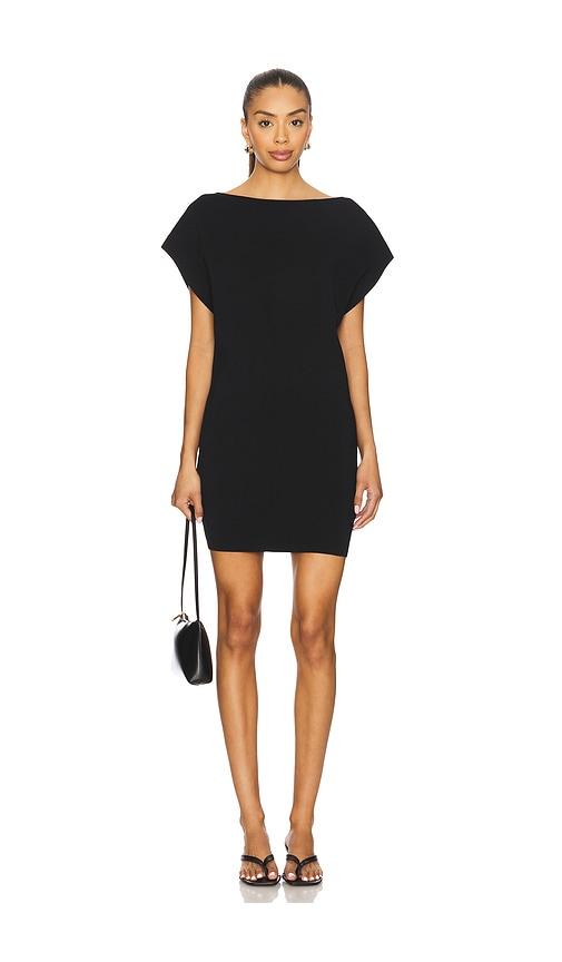 EAVES Rebecca Mini Dress in Black by EAVES
