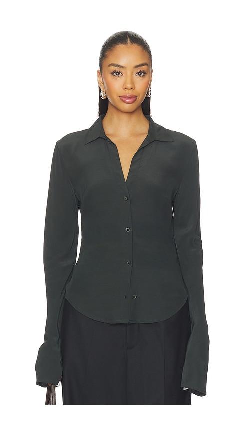 EAVES Saeunn Blouse in Grey by EAVES