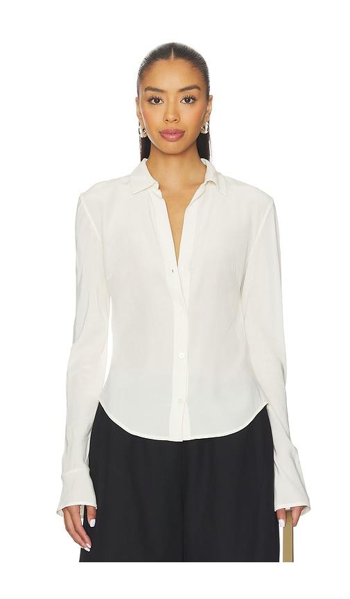 EAVES Saeunn Blouse in Ivory by EAVES