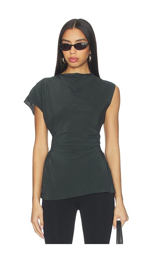 EAVES Sinai Top in Charcoal by EAVES