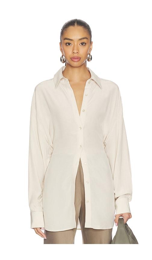 EAVES Sivan Shirt in Ivory by EAVES