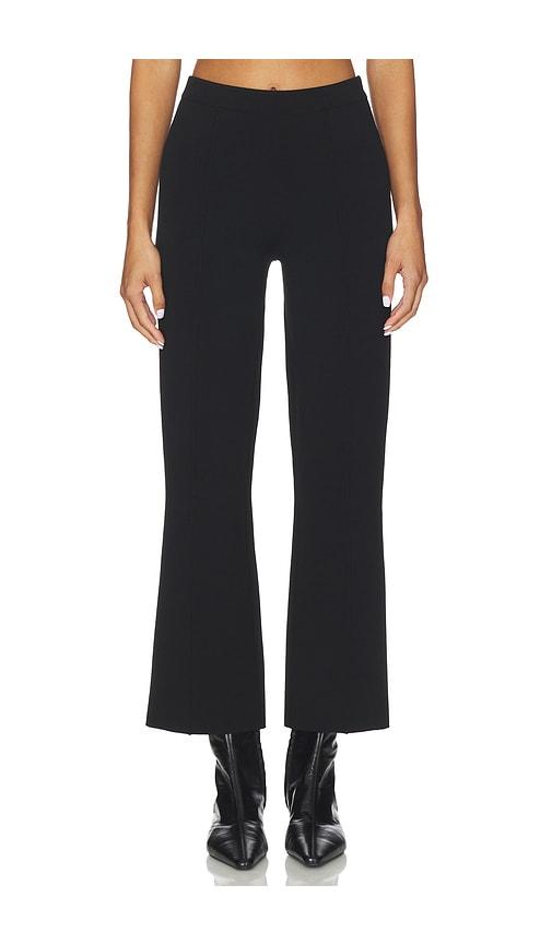 EAVES Suri Knit Pant in Black by EAVES