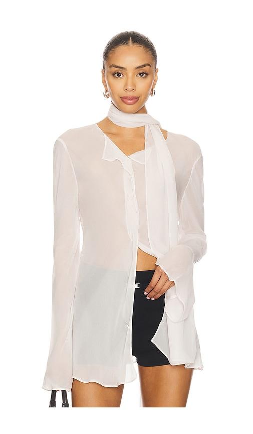 EAVES Via Blouse in Ivory by EAVES