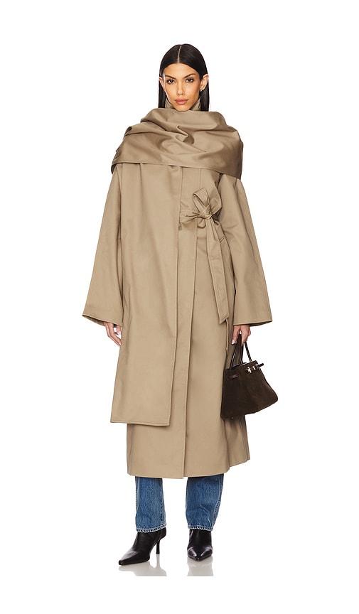 EAVES Yuna Trench Coat in Beige by EAVES