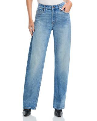 Alida High Rise Bowed Leg Jeans in Cleo by EB DENIM