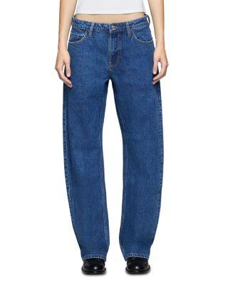 Alida High Rise Bowed Leg Jeans in Lenox by EB DENIM