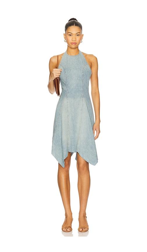 EB Denim Estelle Mini Dress in Blue by EB DENIM