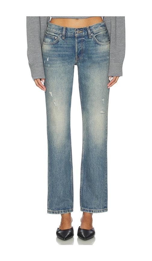 EB Denim Low Rise Straight Leg in Blue by EB DENIM