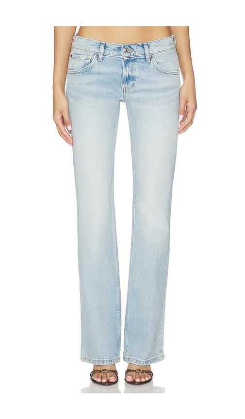 EB Denim Maria Mid Rise Bootcut Jeans in Blue by EB DENIM