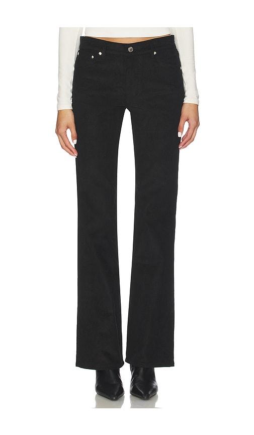 EB Denim Maria Mid Rise Bootcut Pant in Black by EB DENIM