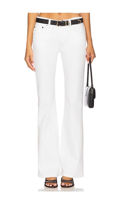 EB Denim Maria Slim Bootcut in White by EB DENIM