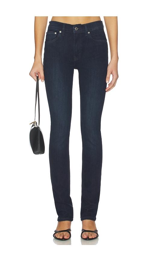 EB Denim Moss Mid Rise Skinny in Blue by EB DENIM