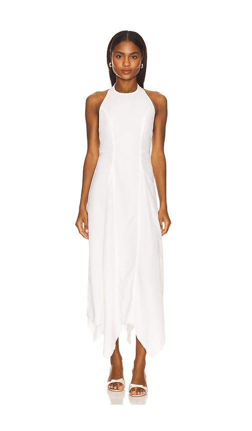EB Denim Stella Dress in White by EB DENIM